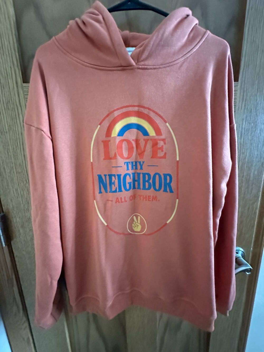 Love Thy Neighbor Graphic Sweatshirt Hoodie